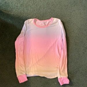 Victoria Secret Pink Multi Color Sleepwear Top Size Large